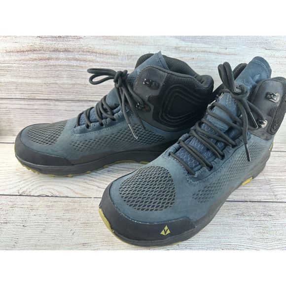 Vasque Men\'s Gray Black Mid Hiking Boots Waterproof Trail Shoes Size 10 M NWOB main image 5